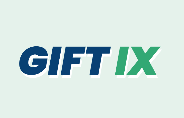 Image with Gift I X graphic