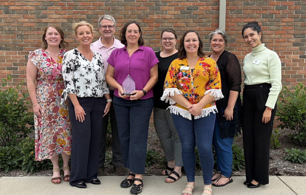 group of community leaders, including Kate Knaul