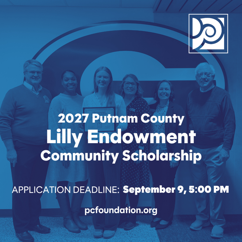 scholarship award recipient with school and foundation staff